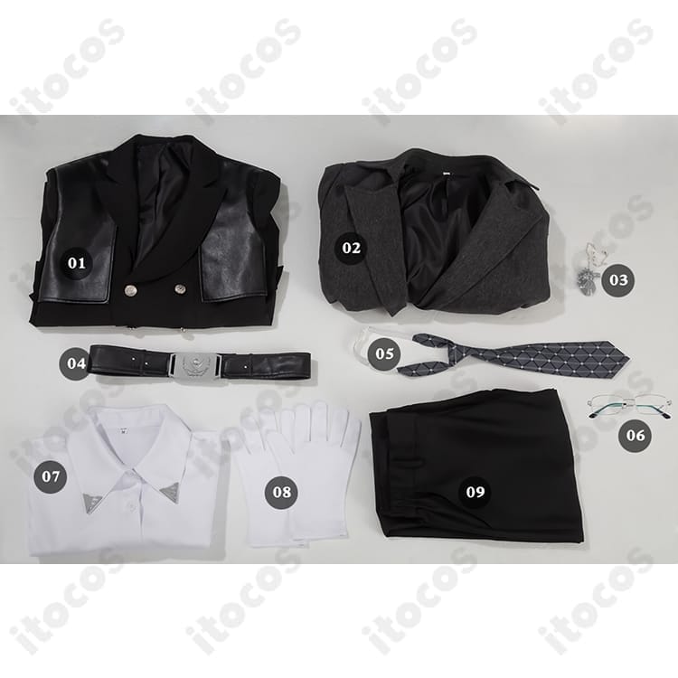 恋と深空 レイ コスプレ衣装 高再現ロングコート｜撮影映えと快適さを両立 - 5枚目の画像