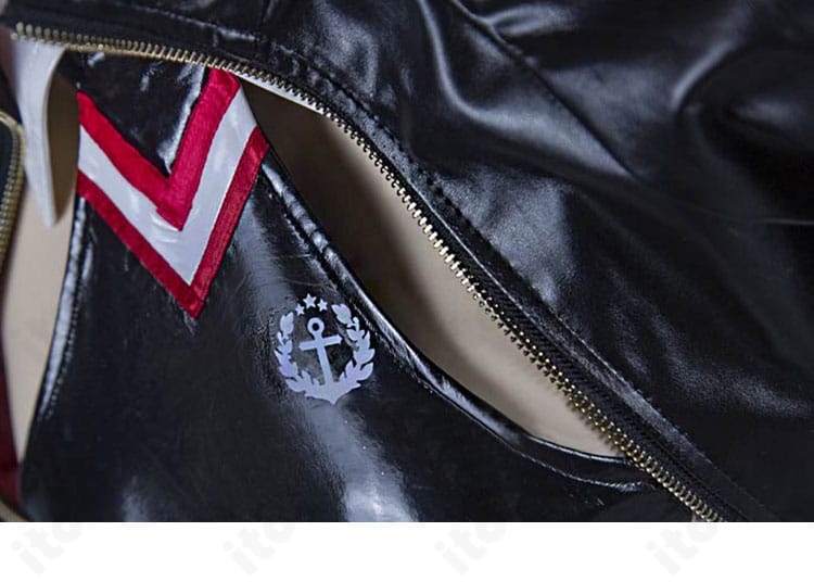 アズールレーン プリンツ・オイゲン ファイナル・ラップ衣装の胸元装飾詳細。象徴的モチーフの再現に注目