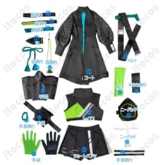 ウマ娘 ヤエノムテキ 黒将Zen 勝負服 高再現フルセットでイベント＆撮影に最適 - 9枚目の画像（サムネイル）