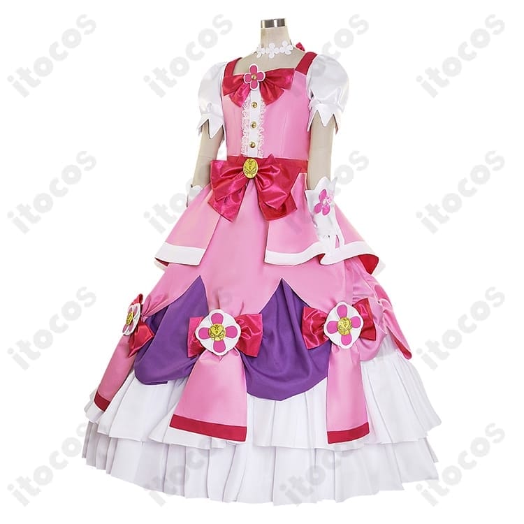 Go!プリンセスプリキュア キュアフローラ モードエレガント 高再現で上品、長時間も快適なプリンセス衣装 - 2枚目の画像