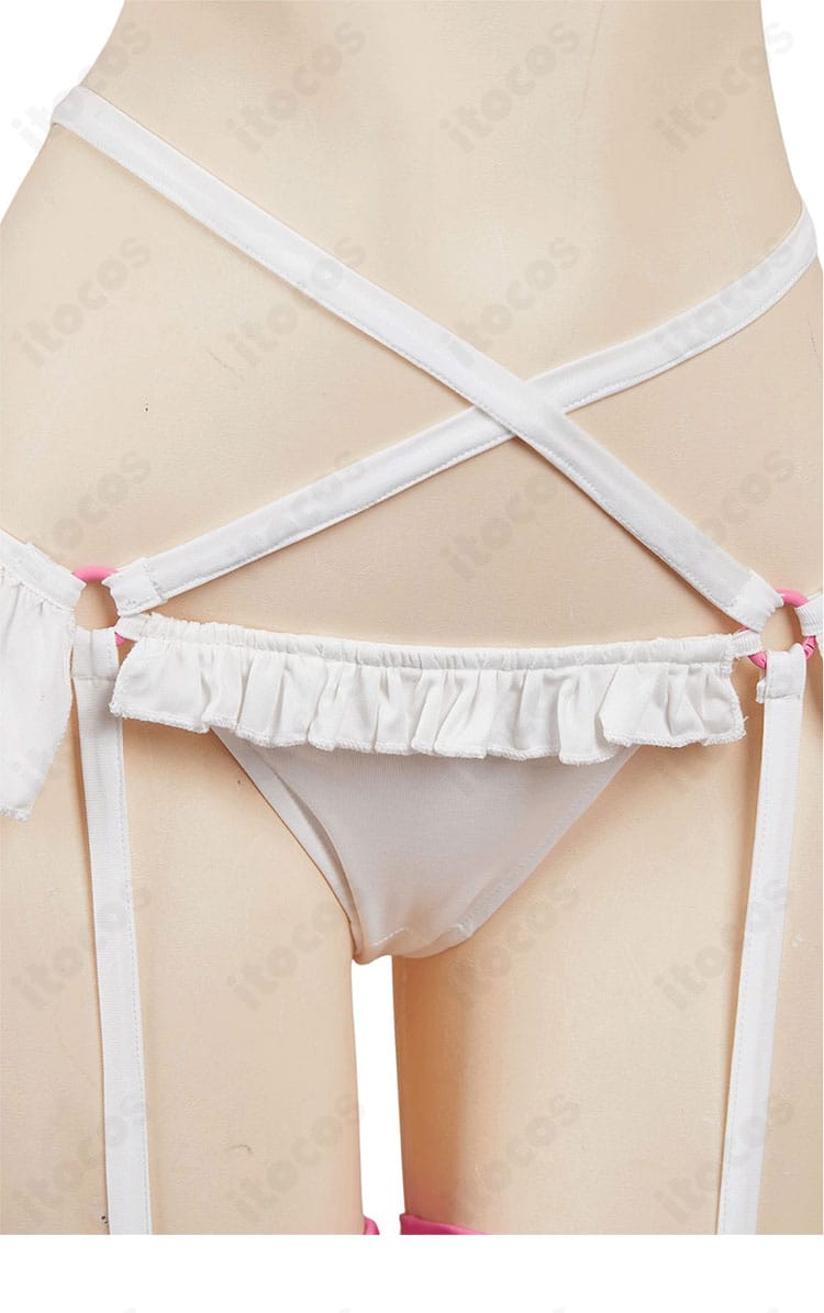 リリエル衛生小隊コスプレ ズボン装飾ディテール。特徴的なラインと意匠を強調。