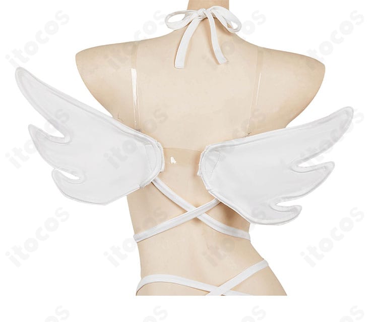 リリエル衛生小隊コスプレ 背中装飾のクローズアップ。配置と質感を確認。