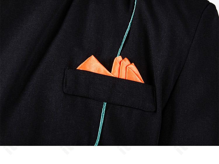 アークナイツ リー コスプレ衣装 前胸ポケット装飾のディテールアップ