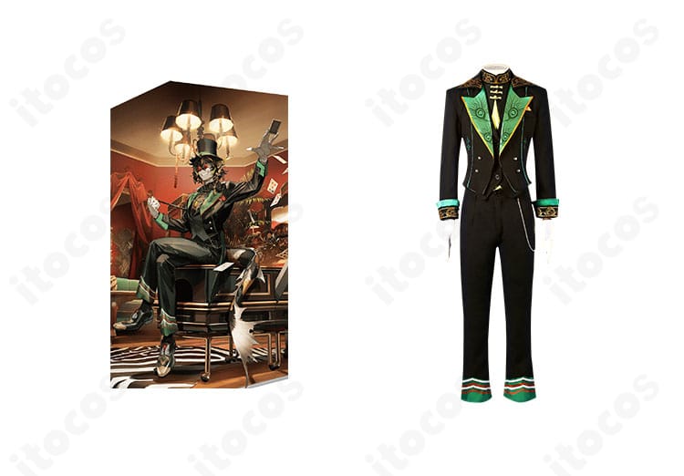 アークナイツ リー『お目を拝借』コスプレ衣装とキャラクターの比較イメージ