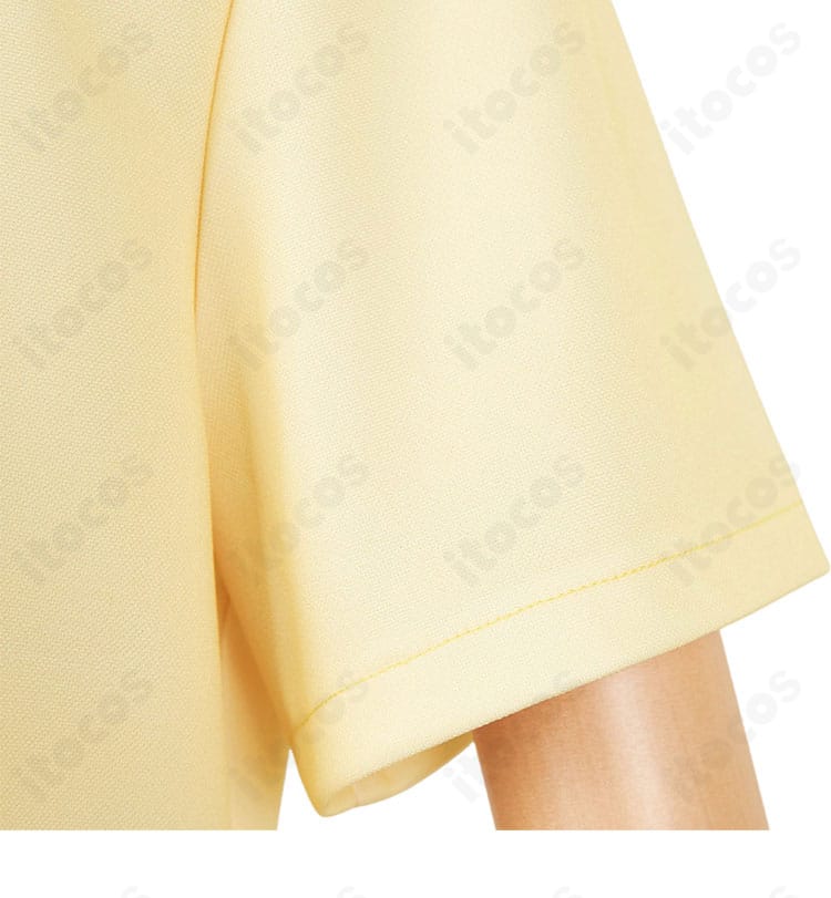 鹿乃子のこ シカ組Tシャツの袖デザイン。端正な縫製と自然な落ち感で腕周りがすっきり見える仕様。