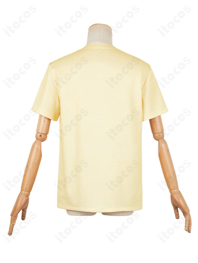 鹿乃子のこ シカ組Tシャツ背面。フラットな背面ラインで写真映えするクリーンなシルエット。