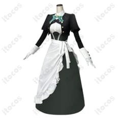 君は冥土様。雪シュエ メイド服コスプレ 高再現で撮影映え、充実セットですぐ完成 - 2枚目の画像（サムネイル）