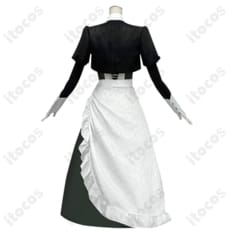 君は冥土様。雪シュエ メイド服コスプレ 高再現で撮影映え、充実セットですぐ完成 - 3枚目の画像（サムネイル）