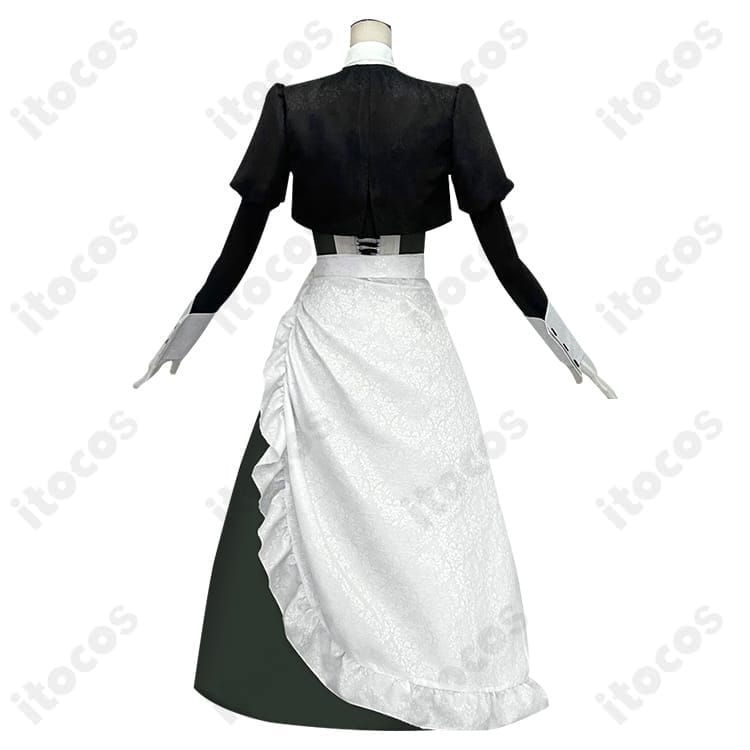 君は冥土様。雪シュエ メイド服コスプレ 高再現で撮影映え、充実セットですぐ完成 - 3枚目の画像