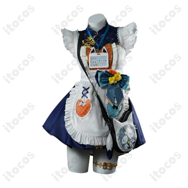 白上フブキ レトロ喫茶衣装｜高再現で快適、イベントと撮影に最適なフルセット