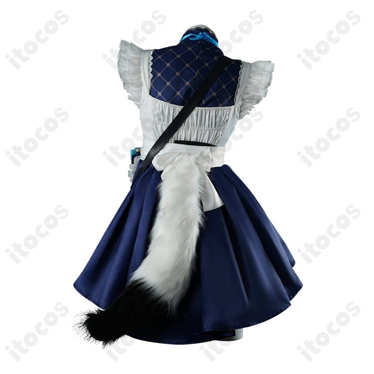 白上フブキ レトロ喫茶衣装｜高再現で快適、イベントと撮影に最適なフルセット - 3枚目の画像