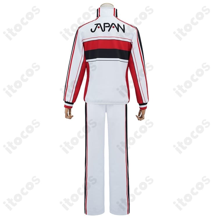 新テニスの王子様 越前/不二 U-17セミファイナル再現ジャージ 上下セットで撮影・イベントに最適 - 2枚目の画像