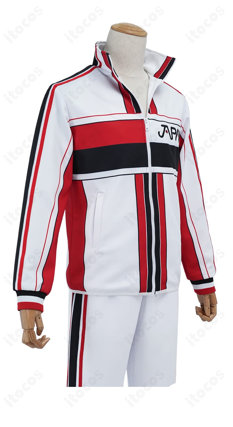 新テニスの王子様 ジャージ ユニフォーム 側面ディテール 越前リョーマ・不二周助の再現ポイント