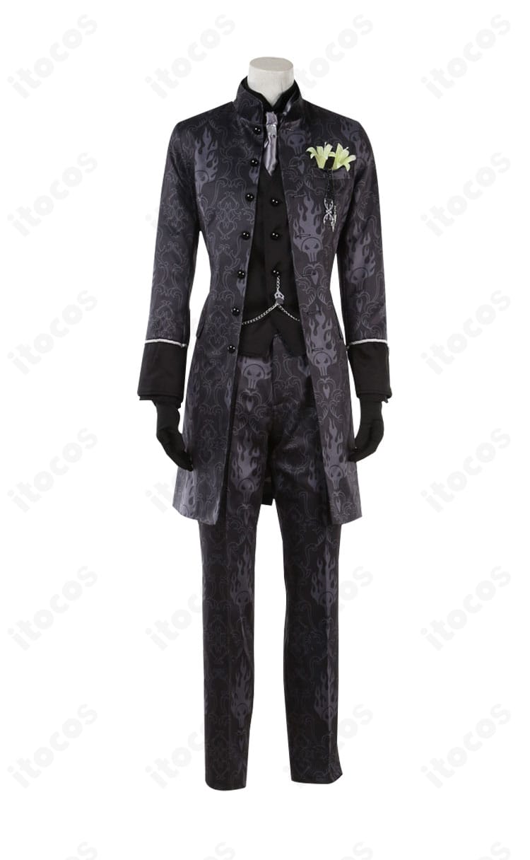 イデア・シュラウドのなりきり花婿版コスプレ衣装正面。細部まで整った礼装ディテールを強調。