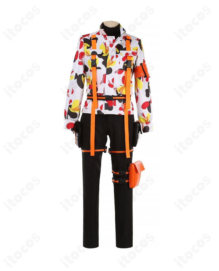 ジェイド・リーチ コスプレ衣装の正面全体像。コートからパンツまでのシルエットが分かるカット