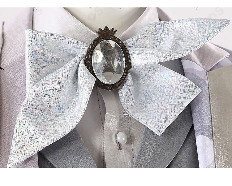 ツイステ 記念衣装 リボン装飾のアップ｜胸元を彩るアクセントの形状と結び目