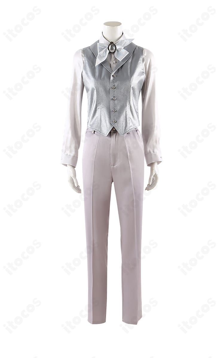 ツイステ 記念衣装 内搭ベストの質感｜重ね着のバランスと前合わせのディテール