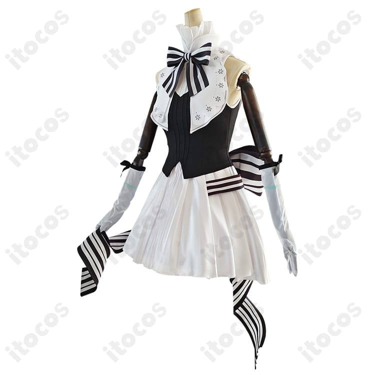 初音ミクシンフォニー2024版 初音ミク高再現ドレス一式 撮影映えと上品シルエットを両立 - 2枚目の画像