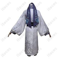 第五人格 白無常（謝必安）コスプレ衣装 高再現で中華風の幽玄さを美しく表現 - 3枚目の画像（サムネイル）