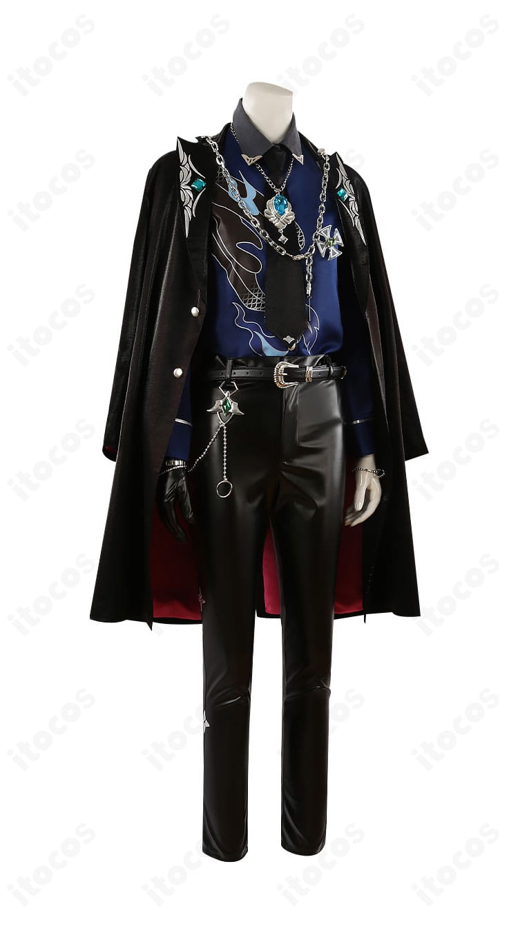 右側面画像・蓮巳敬人 ドミナント衣装のラインと装飾配置