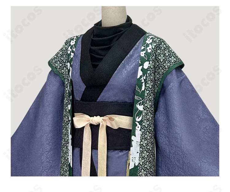 黒神話：悟空 クモ精（4番目の姉）コスプレ衣装の装飾パーツと縫製の細部アップ