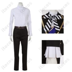 ツイステ ポムフィオーレ寮 制服コスプレ 高再現＆着脱しやすい設計で撮影に最適 - 5枚目の画像（サムネイル）