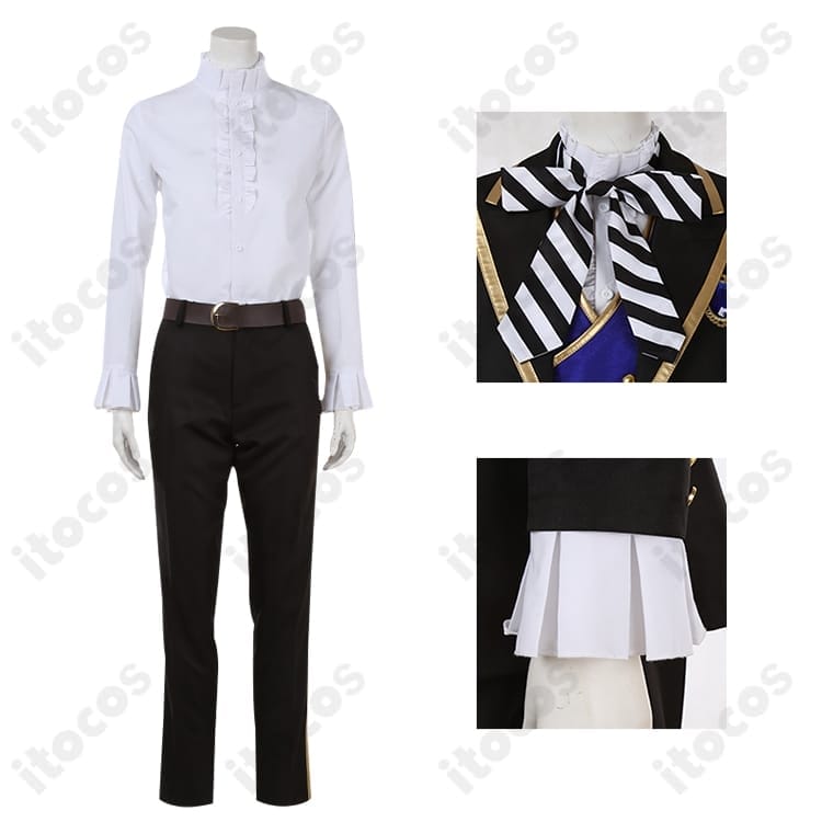 ツイステ ポムフィオーレ寮 制服コスプレ 高再現＆着脱しやすい設計で撮影に最適 - 5枚目の画像