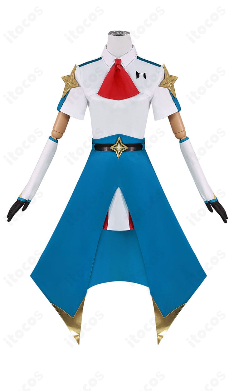 桜木カナ コスプレ衣装の正面画像。配色バランスとラインが分かる、フォーマルな制服シルエット。