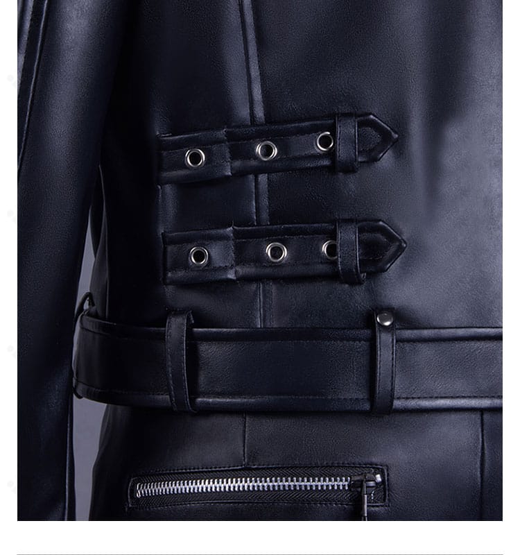 恋と深空 シン 異界の来客 衣装の背面ディテール。ヨークと装飾の配置に注目