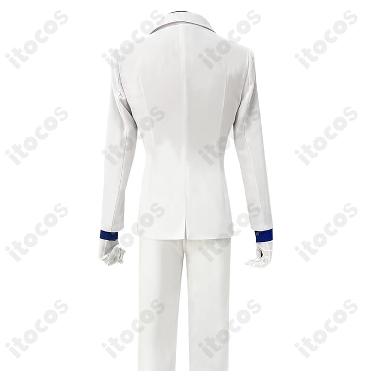 名探偵コナン 怪盗キッド 白タキシード衣装 高再現で撮影映え、イベントも快適な着用感 - 5枚目の画像