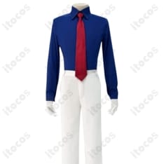 名探偵コナン 怪盗キッド 白タキシード衣装 高再現で撮影映え、イベントも快適な着用感 - 6枚目の画像（サムネイル）