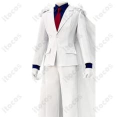 名探偵コナン 怪盗キッド 白タキシード衣装 高再現で撮影映え、イベントも快適な着用感 - 3枚目の画像（サムネイル）