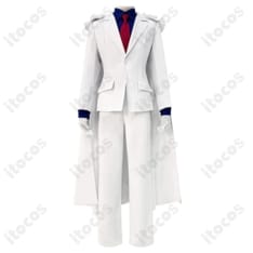 名探偵コナン 怪盗キッド 白タキシード衣装 高再現で撮影映え、イベントも快適な着用感 - 1枚目の画像（サムネイル）