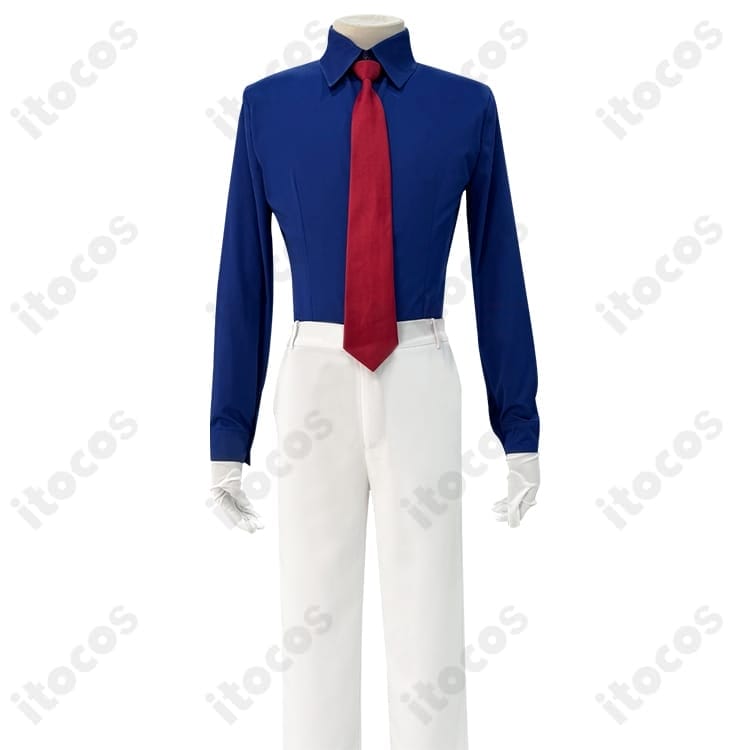 名探偵コナン 怪盗キッド 白タキシード衣装 高再現で撮影映え、イベントも快適な着用感 - 7枚目の画像