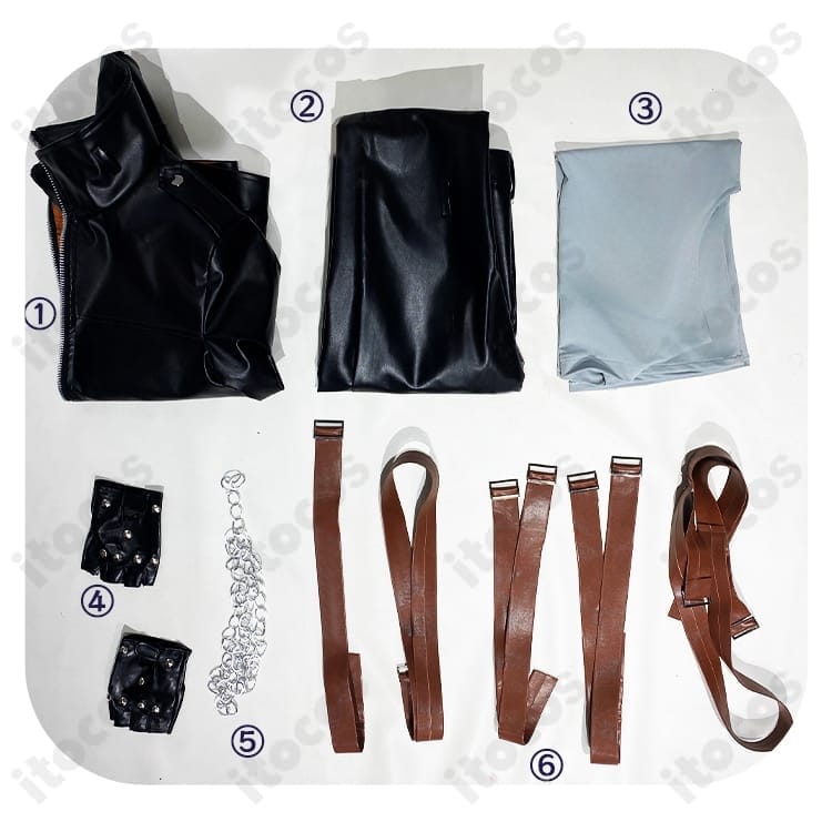 中二病でも恋がしたい！富樫勇太 ダークフレイムマスター衣装 高再現で撮影映え。S〜XXLの5サイズ - 7枚目の画像