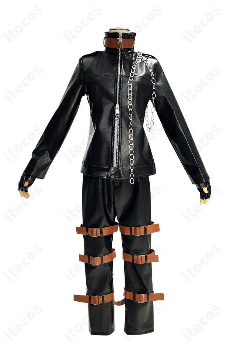 コートとインナー、ズボンが分かる正面全身カット（ダークフレイムマスター衣装）