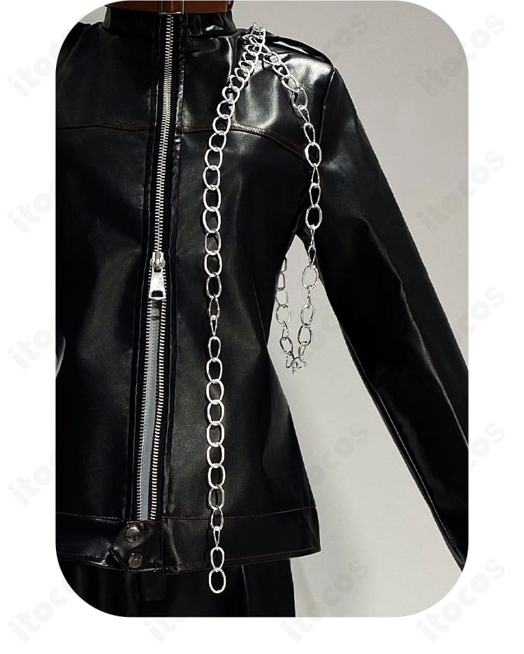 肩から袖にかけての切り替えと装飾の見え方を示す肩袖ディテール