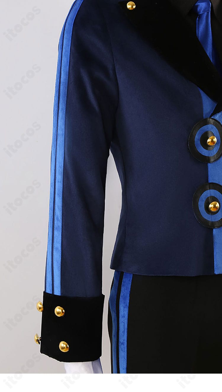 ペルソナ3 リロード 結城理コスチュームの袖口ディテール。カフスの意匠を強調