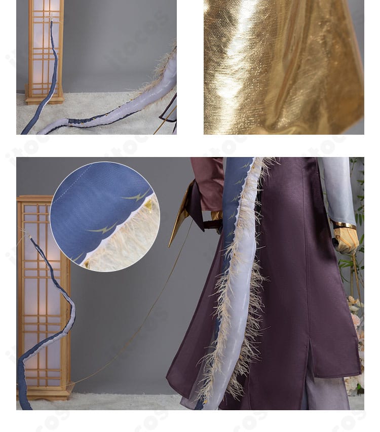 ジー衣装の尻尾飾りディテール。毛並み感と付根意匠が分かる写真