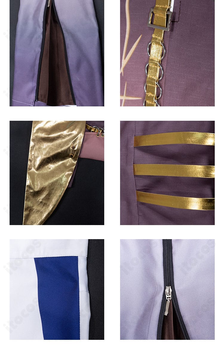 ジー衣装の装飾金具・パーツまとめ。質感と造形が分かるディテール写真