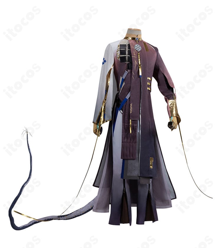 アークナイツ ジー コスプレ衣装の全体正面。上着とパンツのシルエットが分かる写真