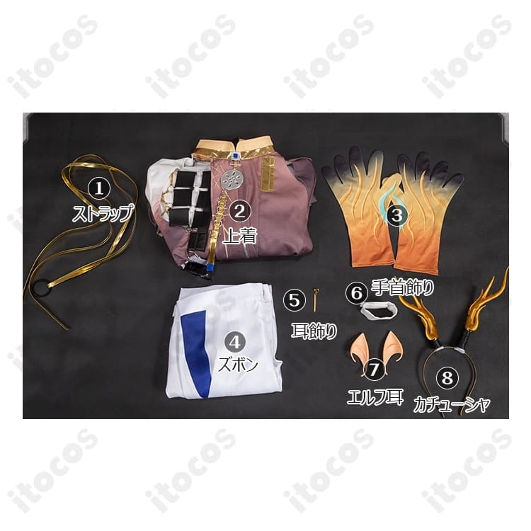 アークナイツ ジー コスプレ衣装｜戦術服をクールに再現し撮影でも映えるセット - 5枚目の画像