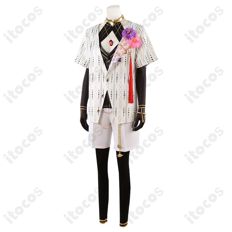 Fate/Grand Order カルナ 夏コーデ衣装 高再現10点セット、軽やかでクールな撮影・イベント向け - 2枚目の画像