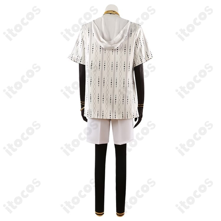 Fate/Grand Order カルナ 夏コーデ衣装 高再現10点セット、軽やかでクールな撮影・イベント向け - 4枚目の画像