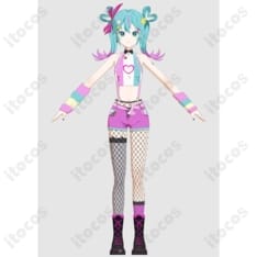 初音ミク『あいたい星人』衣装｜動きやすく高再現、撮影会・イベントに最適 - 1枚目の画像（サムネイル）