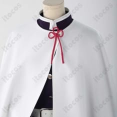鬼滅の刃 栗花落カナヲ 隊服コスプレ 刺繍入り白マントで高再現、撮影会・イベントに最適 - 5枚目の画像（サムネイル）