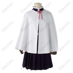 鬼滅の刃 栗花落カナヲ 隊服コスプレ 刺繍入り白マントで高再現、撮影会・イベントに最適 - 3枚目の画像（サムネイル）