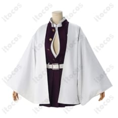 鬼滅の刃 甘露寺蜜璃 隊服コスプレ 刺繍仕立てで高再現、撮影・イベントに最適 S-XXL - 1枚目の画像（サムネイル）