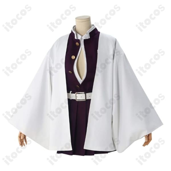 鬼滅の刃 甘露寺蜜璃 隊服コスプレ 刺繍仕立てで高再現、撮影・イベントに最適 S-XXL