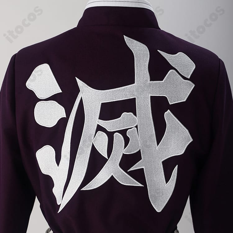 鬼滅の刃 甘露寺蜜璃 隊服コスプレ 刺繍仕立てで高再現、撮影・イベントに最適 S-XXL - 4枚目の画像